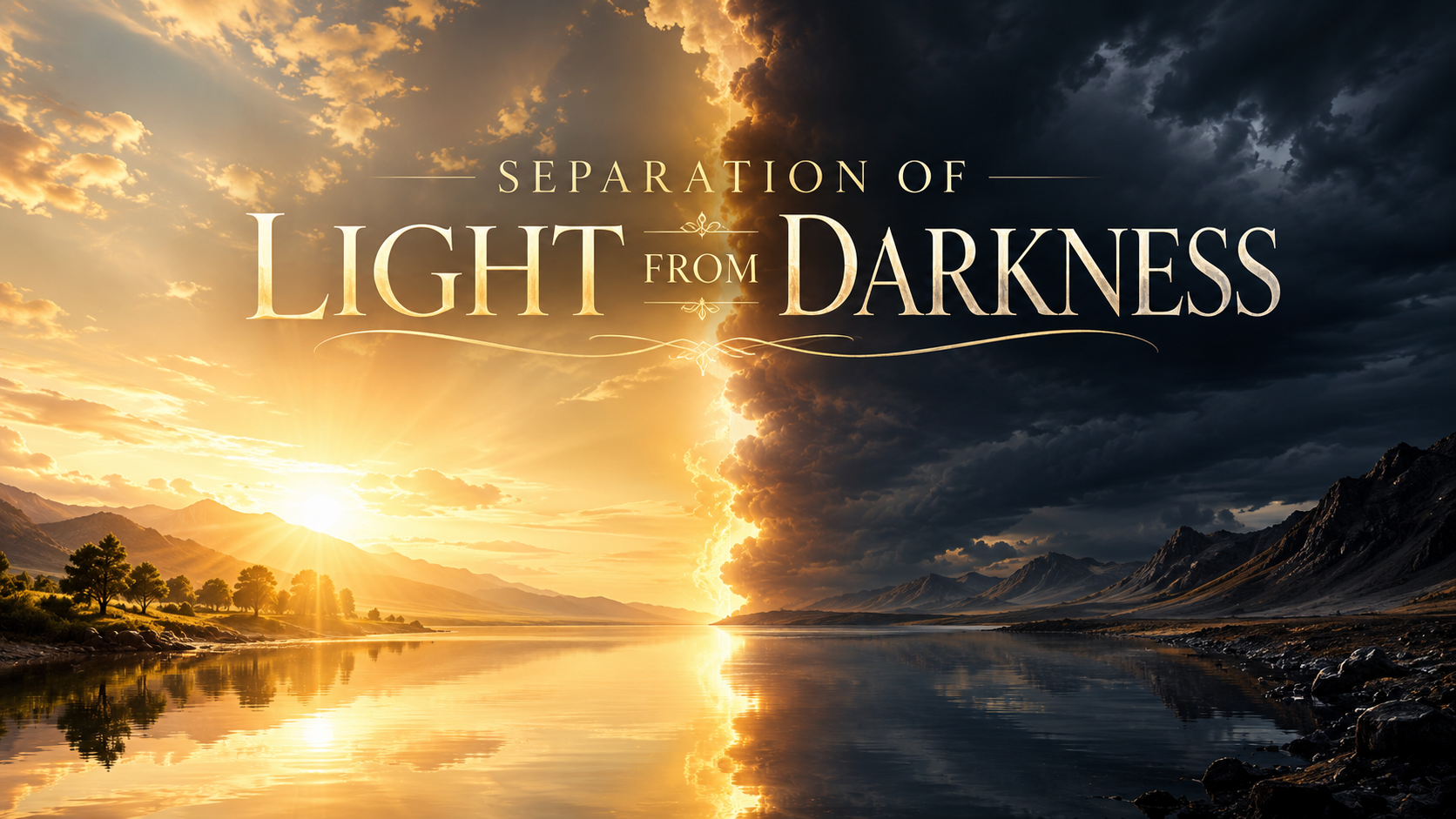 Separation of Light from Darkness
